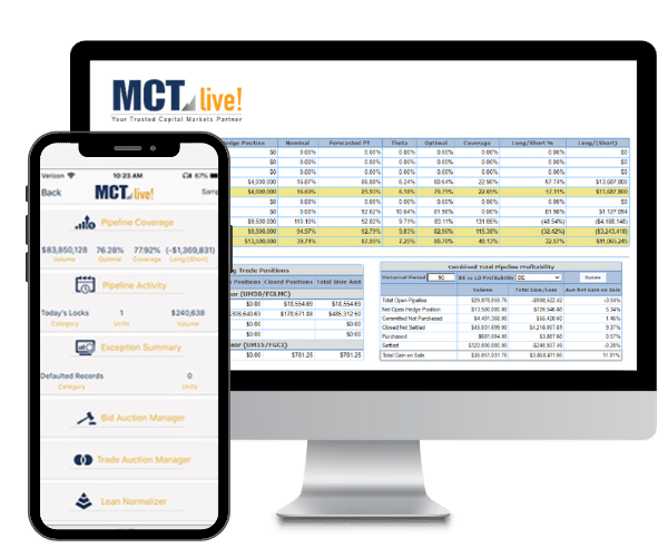 Mortgage Capital Trading (MCT) Logo Blue - Image 1