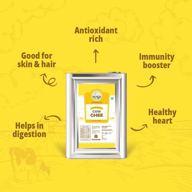 COW BUTTER GHEE Weight (kg) 15 Packaging Tin, Jar Shelf Life 12 Month Place of Origin Gau - Image 2