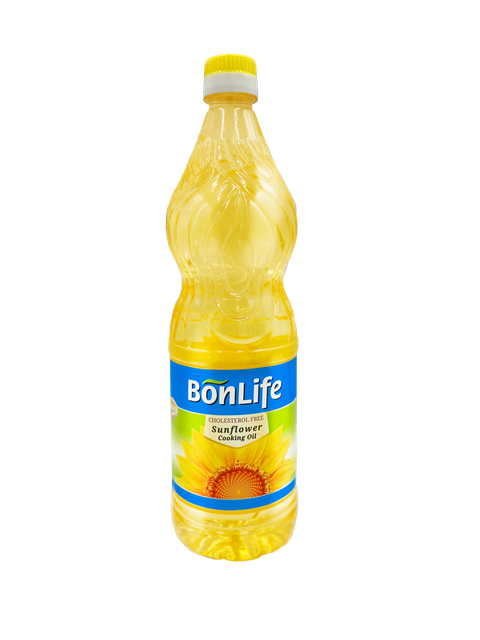 BONLIFE Sunflower Oil, Refined, Deodorized - 1L PET , origin - Ukraine - Image 1