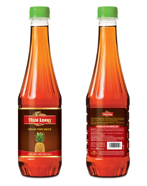 THÁI LONG Vegan Fish Sauce – 800ml Capacity 500ml Protein Content 4n Shelf Life 24 Months Packaging 24 Bottles Per Carton, Pet/Glass Bottle/Carton - Image 1