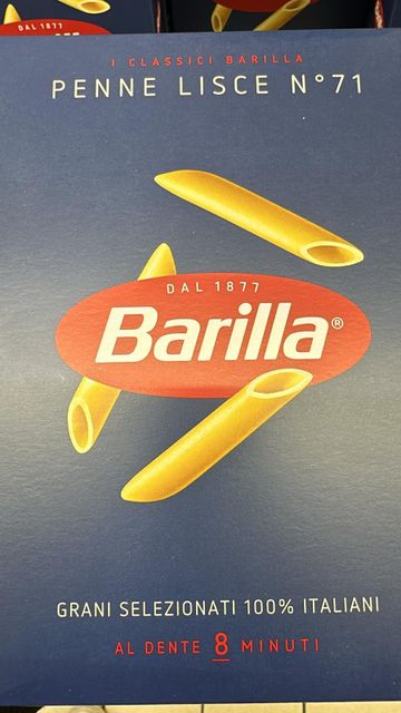 Barilla 500 gr Packaging Italian - Image 1