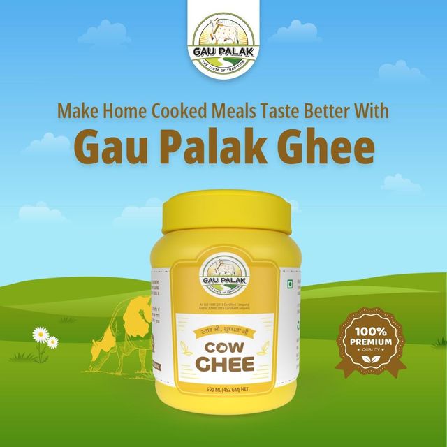 COW BUTTER GHEE Packaging Tin, Jar Shelf Life 12 Month Brand Name Gau Palak Place of Origin Surat, - Image 5