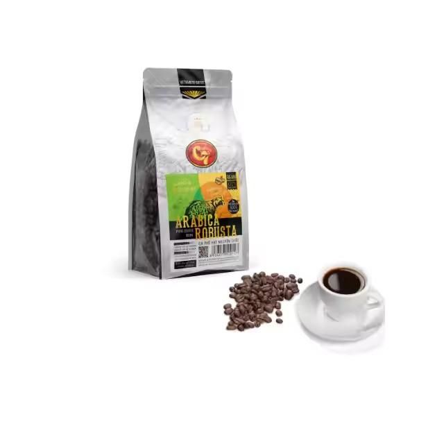 Medium Roasted Organic Arabica & Robusta Coffee Beans High Quality with OEM/ODM Service Vietnam Origin - Image 2