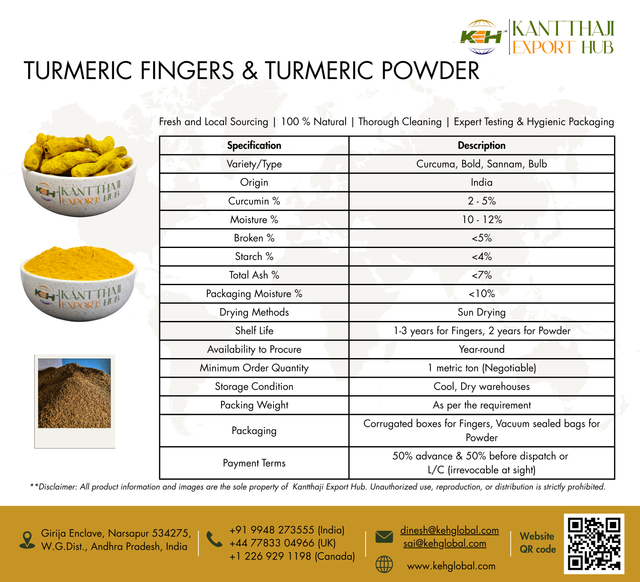 Turmeric Fingers & Turmeric Powder - Image 3