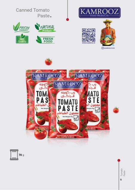 Tomato Paste & Purees Color Red Texture Smooth Brix Level Any Rice Quality Premium Consistency Outstanding Rice Source Best - Image 5