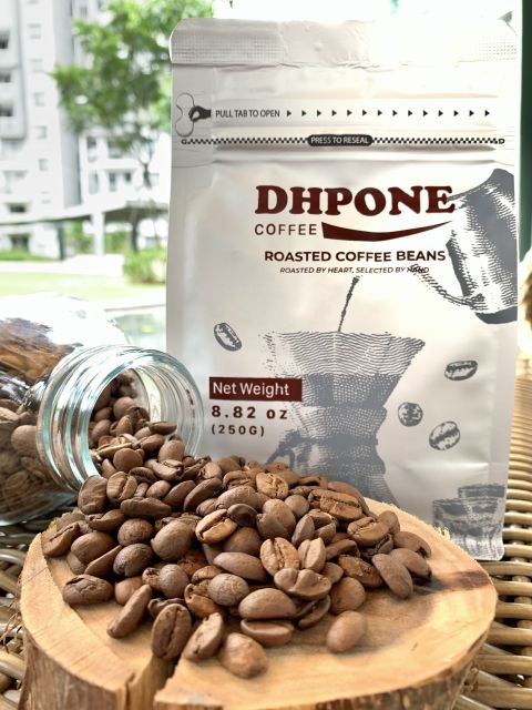 DHPONE roasted coffee beans from vietnam 100% robusta use both filter and machine whole bean coffee - Image 3