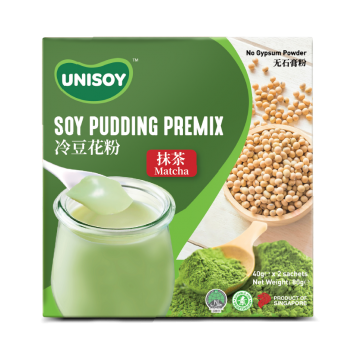 UNISOY Soy Pudding Matcha Premix - Image 1