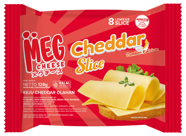 MEG Cheddar Block 160g Texture Smooth Net Weight 160g Halal Certified Yes Shelf Life 13 Months Flavor Rich And Robust Place of Origin Indonesia - Image 4