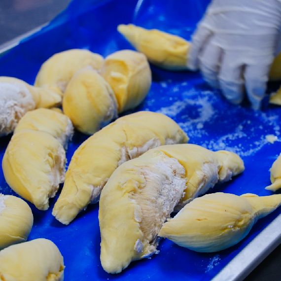 FROZEN IQF DURIAN MONTHONG RI 6 HIGH QUALITY FROM VIETNAM WHOLE FRUIT OR 1KG BAG DURIAN MEAT – product photo 6, product detail gallery