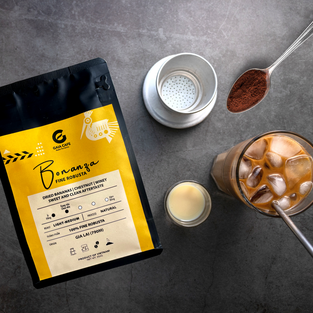 Fine Robusta Light Medium Roasted Coffee Premium quality Fine Robusta Gaia Bonanza Coffee in bag of 250gr Viet Manufacturer - Image 3
