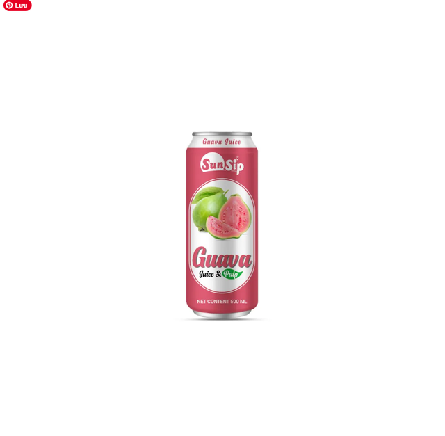 SUNSIP FRUIT JUICE with Guava – 500ml can Brand Name OEM/ODM Shelf Life 24 MONTH Packaging CAN - Image 1