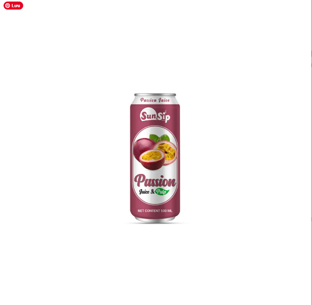 SUNSIP FRUIT JUICE with Passion – 500ml can Brand Name OEM/ODM Shelf Life 24 MONTH Packaging CAN - Image 1