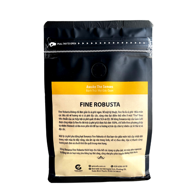 Fine Robusta Light Medium Roasted Coffee Premium quality Fine Robusta Gaia Bonanza Coffee in bag of 250gr Viet Manufacturer - Image 4