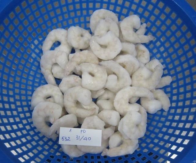 frozen vannamei shrimp peeled deveined tail on - off raw - Image 3