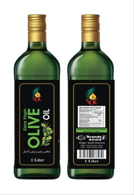 Olive Oil Extra Virgin Content oil Color Green Packaging Bulk Brand Name NOC Type Olive Oil Address karachi Grade Top - Image 1