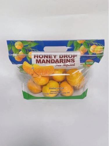 Recyclable mandarins packaging zippered pouch bag - Image 1