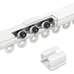 Wholesale Customized Classic American Style Surface Mount Single Layer Curtain Track - Image 2