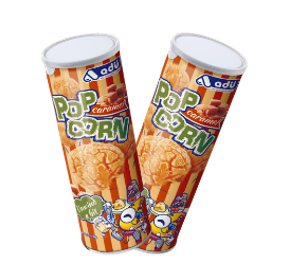 pop corn in tube Packaging CTN Shelf Life 12MONTH Customization Options Adu Logo Mix Loading For 4-5 Kinds Of Food, Private Label Available - Image 2