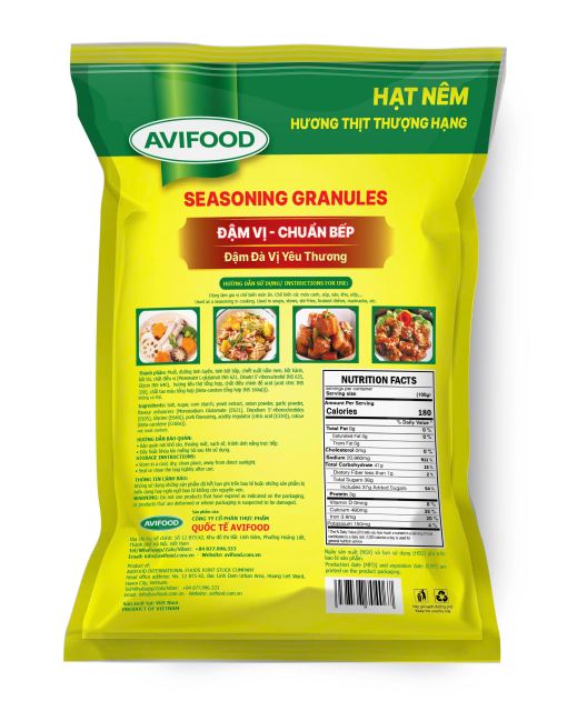 AVIFOOD SEASONING GRANULES Form Shredded Delivery Form Bag, Sacks Flavour Salty, Sour, Sweet Features Gluten-Free, Organic - Image 2
