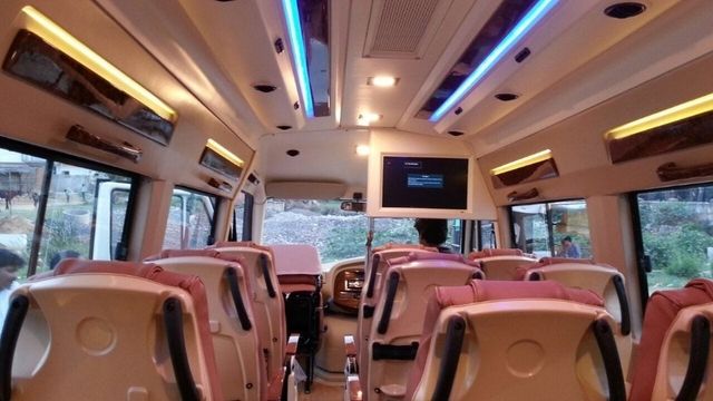 Tempo Traveller Rental Services Type Of Bus AC Body Type Tour Package No Of Persons 20 Persons Seating Capacity 18 - Image 8