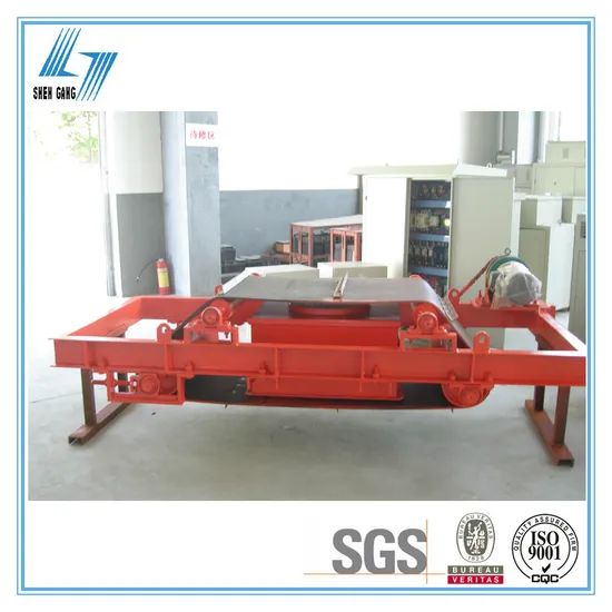 Industrial Eectro Overband Magnetic Separator Mass 2700kg Origin China Duty Cycle 100% Cold Power 4.2kw HS Code - Image 2