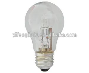 A60 Halogen 53W Eco Halogen Lamps Item Fob Color Other Trademark OEM Model NO. A55 Material Glass Wattage 18-105W Voltage - Image 3