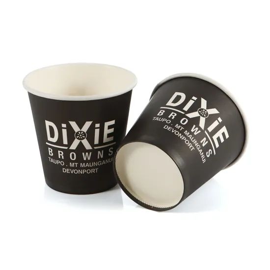 Eco Friendly Embossed Paper Cups Bio Degradable Disposable Hot Cold Drinks Coffee Cups - Image 1