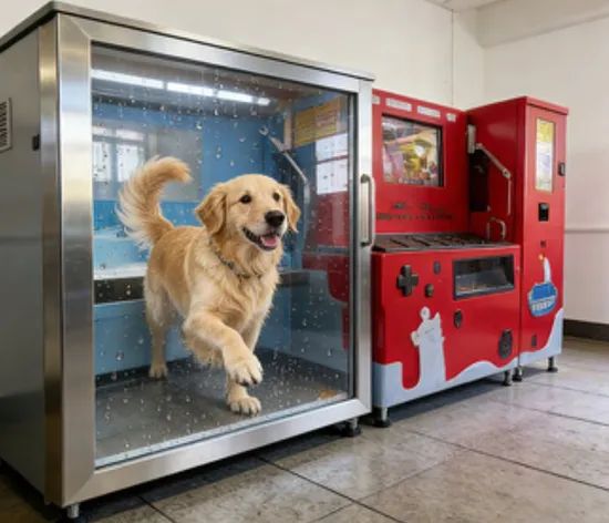 Large Capacity Suitable for Big Dogs Pet Group Bathing Equipment - Image 2