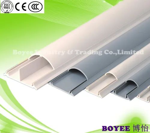 Grey Color PVC Grooved Wiring Cable Slotted Duct OEM OEM Origin China Shape Square Material PVC Trademark N/M Hole With - Image 3