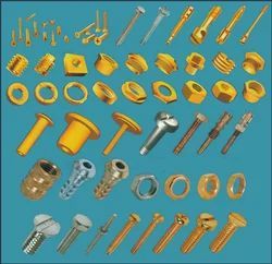 Brass Steel & Ms Fasteners (screws, Nuts, Bolts & Rivets) Material Brass Thread Standard Bsw, Mm, Din Availability Metric, - Image 1