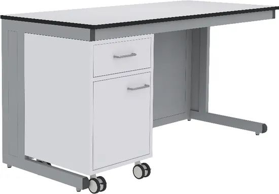 Modern Industrial Double Workbench Steel Lab Table 10Y Warranty MOQ100 Custom - Image 5