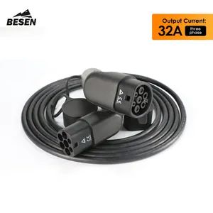 32A 5m IEC 62196 Type 2 EV Charging Spring Cable with CE Certificates - Image 3