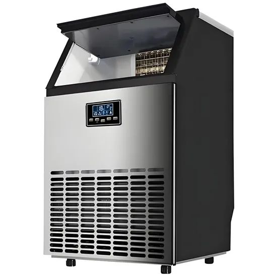 60kg/24h Commercial Ice Maker with Cube Ice Power 510W Origin China Model NO. Shenzhou Trademark shenzhou Ambient Temp 5-38℃ - Image 1