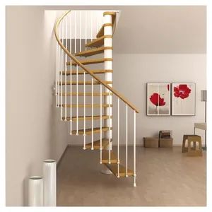 Staircase Delicate Good-Looking Library Decor Customized Spiral Stairs - Image 5
