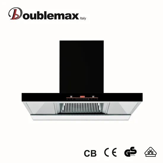 Modern T Shape Touch Control Smart Kitchen Range Hood Colour Black Origin China Noise 41-50dB Venting Ducted HS Code - Image 1