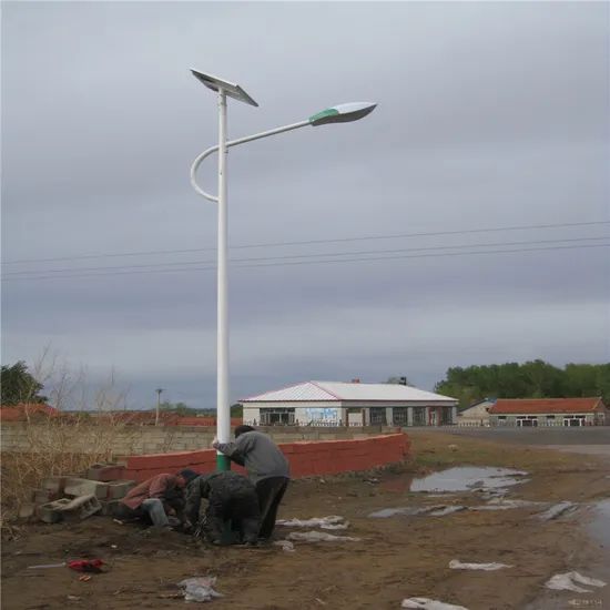 10m LED Solar Street Lights Charging Time (H) 8 Color Temperature Warm White Lamp Source LED Lamp /Sodium Light/Metal Halide Lamp - Image 1