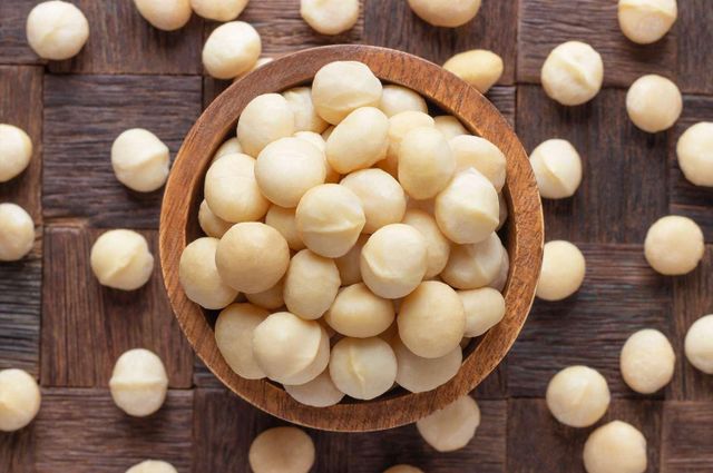 Macadamia nuts Origin National Texture Crunchy Form Roasted, Whole Taste Profile Sweet, Buttery, And Smooth Degree of Processing Raw, Salted, Seasoned - Image 1