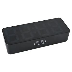 Black Dial Great Value Red Remote Control Precise Timing Wall Clock - Image 6