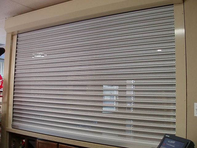 Automatic Perforated Rolling Shutter Material Aluminium Shutter Type Aluminium Control Components Push Button Country of Origin Made in - Image 2
