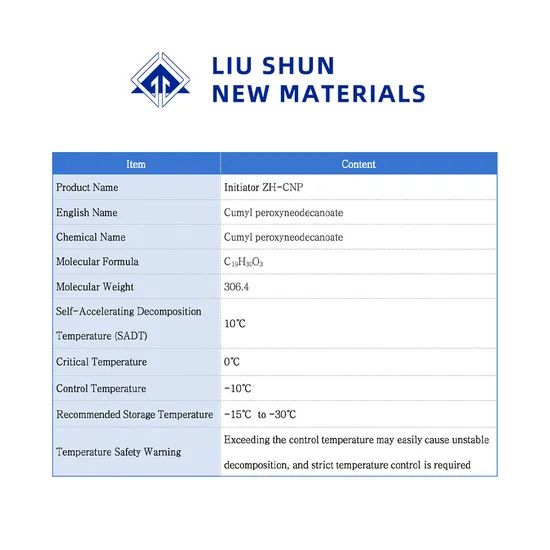Low-Temp Cnp for Vinyl Acetate Polymerization Origin China Trademark qida Appearance Liquid HS Code 2909110000 Specification - Image 5