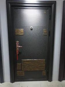 Premium Double Metal Security Door with Sound Insulation Style Modern Origin China Trademark JHR Open Style Swing Position - Image 5