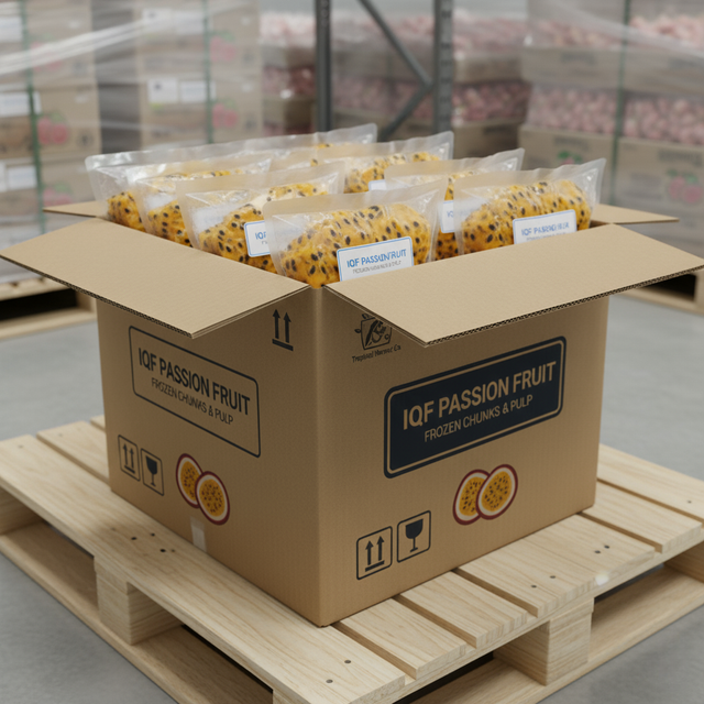 Premium IQF Passion Fruit Pulp with Seeds Grade A Brix Level 14 Color Yellow-golden Freezing Method Iqf Form Pulp with Seeds - Image 4