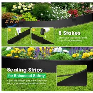 Galvanized Steel 1.5mm Garden Edging Custom 15D MOQ500 MOQ 500PCS Model NO. 26 Origin China Thickness 1.5mm Color Customized - Image 5