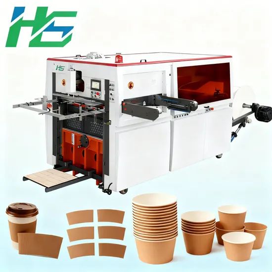 High Pressure Automatic Roll Die Cutting Machine for Disposable Paper Pizza Boxes - Image 1