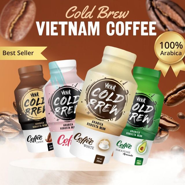 Cold Brew Coffee Drinks VINUT | 280ml 24pack, Ready To Drink, Extra Strong, Smooth, Organic, Free Sample, Wholesale Supplier - Image 5