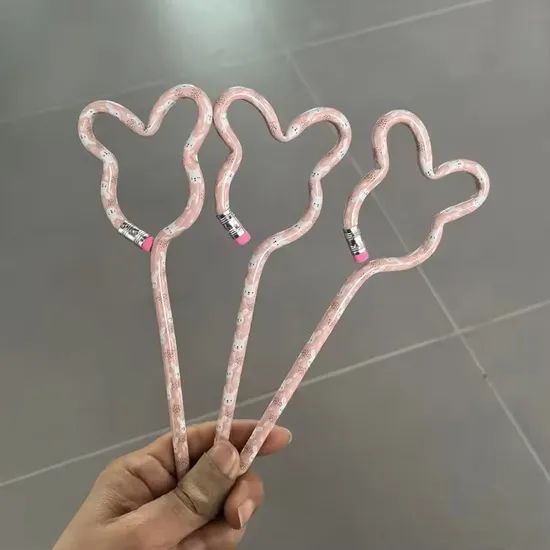 Stationery Writing Instruments Kids Favorite Fun Pencil Shape Rabbit Bunny Ears Pencils - Image 6