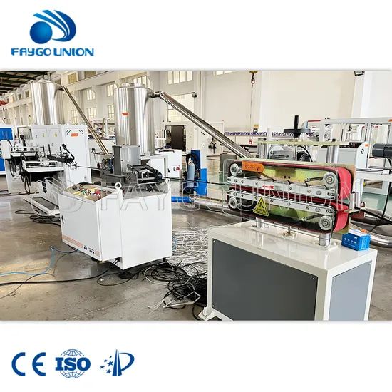 Building Decoration PVC Window Sealing Strip Profile Making Machine with Net Beside - Image 1