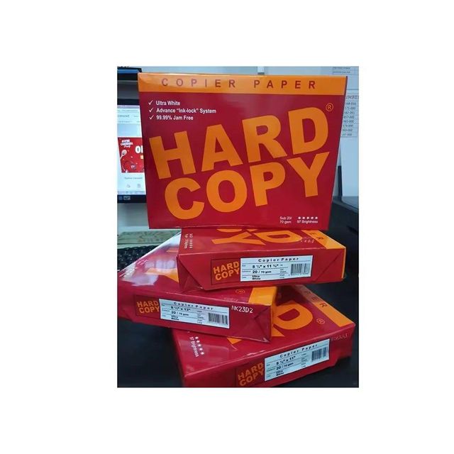 Wholesale Hard Copy Papers Large Scale Supply Type Writing Papers Surface Texture Smooth Surface Form White Sheets In Ream Packaging - Image 2