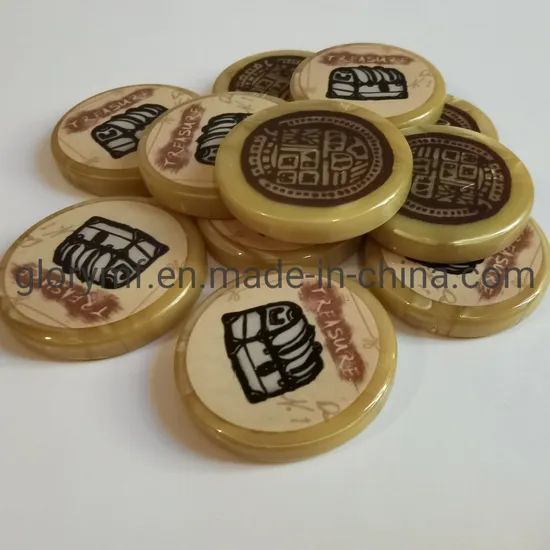 China Suppliers Custom Board Game Accessories Token Plastic Game Coins Piece - Image 2