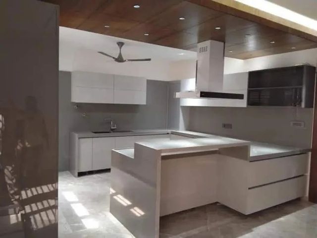Modular Kitchen Cabinets Appearance Modern Pattern Design Plain Product Type Standard Kitchen Design U-Shape Weight Capacity - Image 7